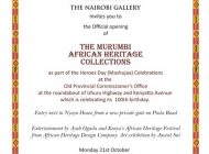 The Murumbi African Heritage Collection to continue till 2018